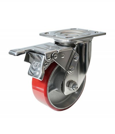 5" Schwerlast-Multimaterial-Lenkrolle